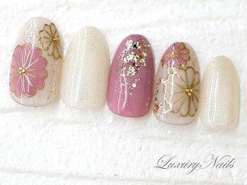 ラグジュアリーネイルズ アカバネ(Luxury Nails Akabane)/和柄*イベントネイル