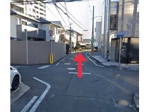 メゾン ミニョンヌ(maison mignonne)/4,サロンまでのご案内