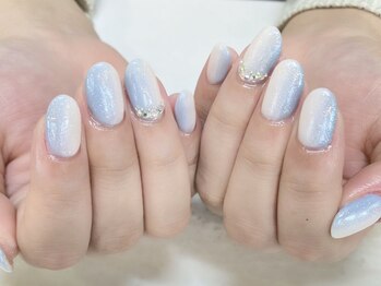 トレデュール 長町南店(Tre's dur)/キラキラ縦グラデ