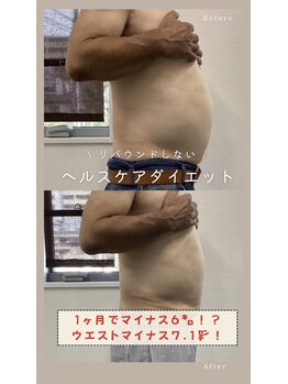 あいら骨盤整体院/男性でも痩せれます。