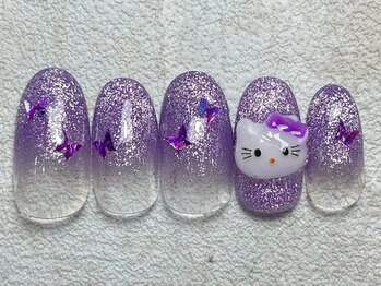 レイネイル 岐阜茜部店(RAY NAIL)/パープルマグ