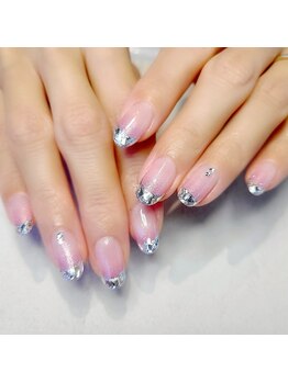 ビアンカ 沖縄南風原店(Bianca)/キラキラ ガラスフレンチ♪