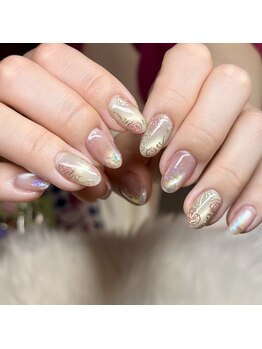 囲み薔薇デザイン