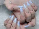 チップ長さだし10本+フレンチ