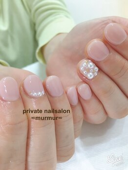 プライベート ネイルサロン マーマ(murmur)/パールネイル