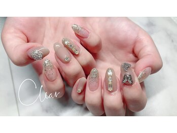 クリア(Clear)/大人気！韓国ネイル
