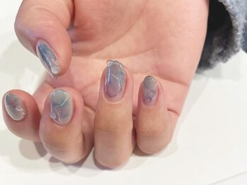 アイネイルズ 梅田店(I nails)/水彩ニュアンス