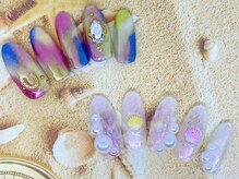 アン ジョーヌドラゴ/【自爪ネイル】カラフルネイル