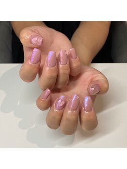 イオ(io.)/オーロラ水滴ネイル