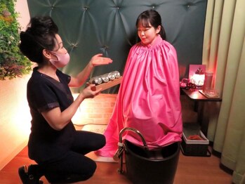 ラポール(RAPPORT)の写真/【社団法人日本黄土よもぎ蒸し協会】美容大国韓国から直輸入!ペアお得◎よもぎ蒸し40分通常¥4200→¥3900/人