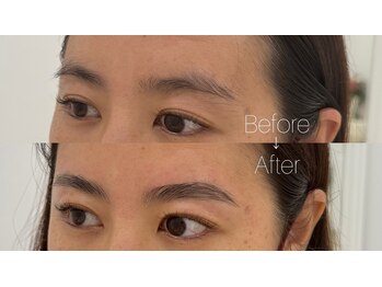 アウラ 表参道(AURA)/アイブロウワックス+HBL