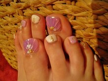 アロアロネイル(aloalo nail)/夏定番☆人魚のウロコNAIL