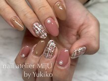 ネイル アトリエ ミジュ(nail atelier MijU)/ツイードネイル