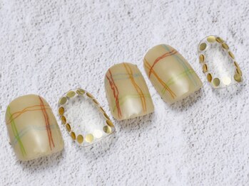 アイ ネイルズ 天神店(I nails)/春チェックnail¥6800