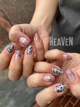 ネイルサロンヘヴン 国分店(Nail SaLoN Heaven)/レオパードネイル