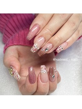 エムネイル ブランチ(Mネイル branch)/satomi担当:ツイードネイル
