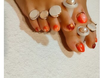 アンドナイン(&9)/フットデザインネイル
