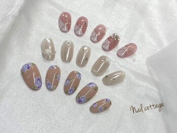 ネイルコテージ 新宿南口店(Nail cottage)の写真/【デザインアートコース¥11000】持ち込み画像OK◎大人女性大満足!あなたに合った最新お洒落ネイルをご提案!