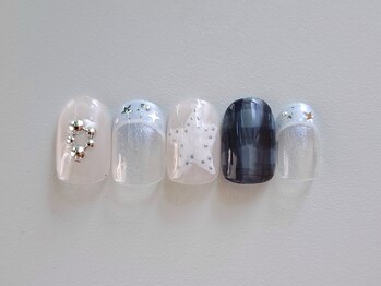 ネイルサロン スラッシュ(SLASH)/【吉崎】　定額design￥9350