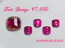 マルチューネイル 池袋(MARUCHU NAIL)/【FOOT】 映え☆定額デザイン