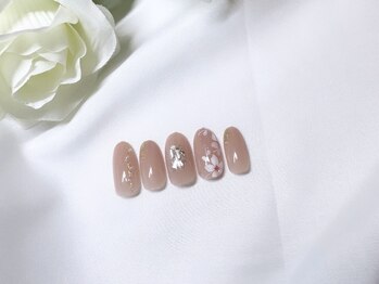 手描きフラワーネイル(サンプル