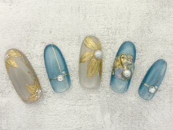 ネイルエイム(Nail eim)/マグネット★ミラーフラワー