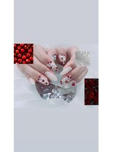 アメリカンチェリーデザインnail