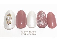 ミューズ MUSE 四街道大日店/ピンク/冬/雪の結晶/ワンカラー