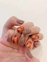 ケイネイル(Kay Nail)/秋べっこうネイル