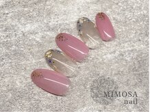ミモザネイル(MIMOSA Nail)/小花フラワーネイル