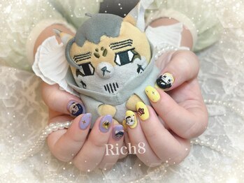 ネイルアンドまつげエクステ リッチエイト 原宿店(Rich8)/ゴールデンカムイ★推しネイル
