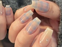 アイネイルズ 渋谷店(I nails)/【Karin.m】blue×pink