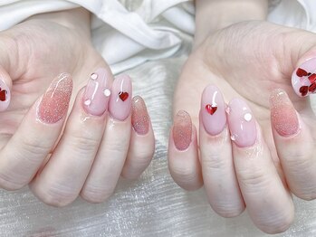 クイーンズネイルサロン(Queen's nail salon)/桜ネイル
