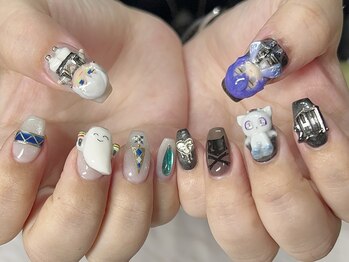 にじさんじネイル 3Dネイル