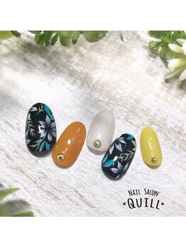 ネイルサロン クイル(QUILL)/8月ボタニカル2