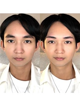 マユビー 赤坂見附店(MayuBee)の写真/赤坂見附メンズ眉毛専門サロンNewOPEN♪まゆ毛にお悩みの方必見！メンズアイブロウWAXスタイリング¥3740♪