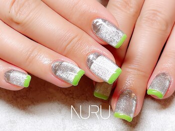 ヌル ネイル 新宿(NURU NAIL)/個性派/マグネット/フレンチ