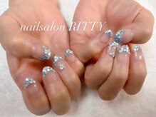 ネイルサロン リッティー(RITTY)/ホログラムフレンチ