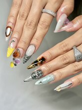 エクアネイルズ(Akuwa nails)/スカルプ3Dアート180分やり放題