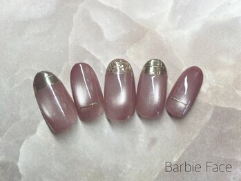 バービーフェイス 恵比寿(Barbie Face)/マグネットニュアンスネイル