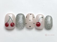 ネイルメゾン 池袋店(NAIL MAISON)/ラメチェリー￥6800