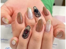 リジュベ(Rejuve)/手描きのバラネイル☆