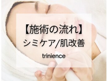 トリニエンス 新宿店(TRINIENCE)/～シミケアの流れ～