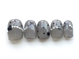 1月キャンペーンネイル　ハート