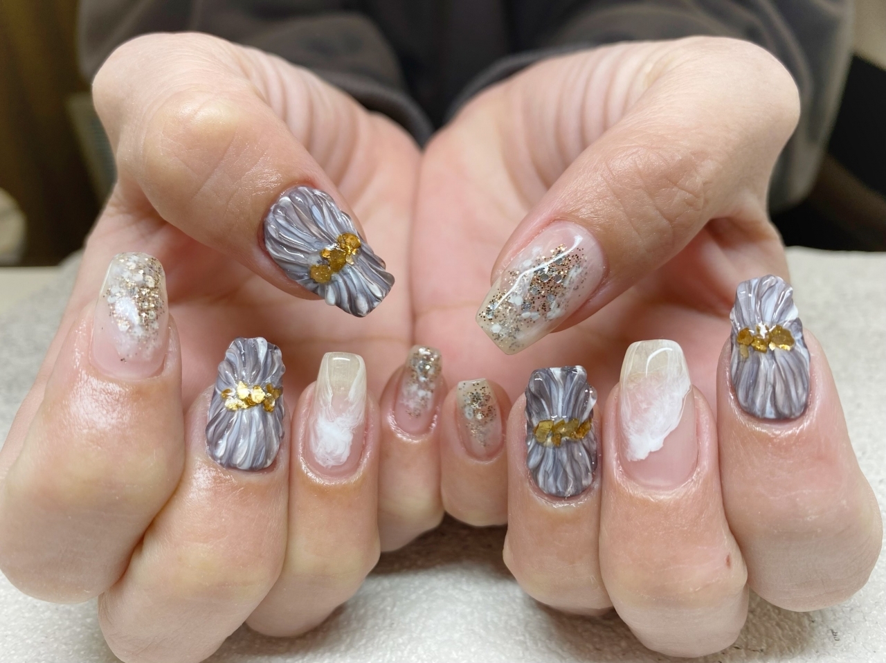 マリエル(MARIEL)の写真/デザイン激カワ♪他では叶わないハンドジェル90分やり放題¥10000～/フットやり放題¥10980～!画像の持込もOK