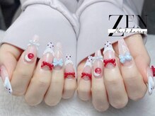 ゼン ネイル デザイン 池袋(ZEN NAIL DESIGN)/題長さだしやり放題×つけ放