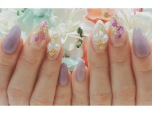 ダブルネイル(Double Nail)/[石田] 大人シェル×パール