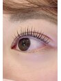 ミリー アイネ アイラッシュ アンド ネイル 池袋(Millie ainee Eyelash&Nail) 根本からまっすぐ伸びて自まつ毛を最大限に長く見せました♪