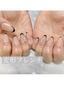 イフネイル(if nail)/◇変形フレンチ◇
