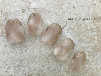 マリー ネイルズ いわきラトブ店(MARIE NAILS)/定額7,700円税込 ミラー 0815b